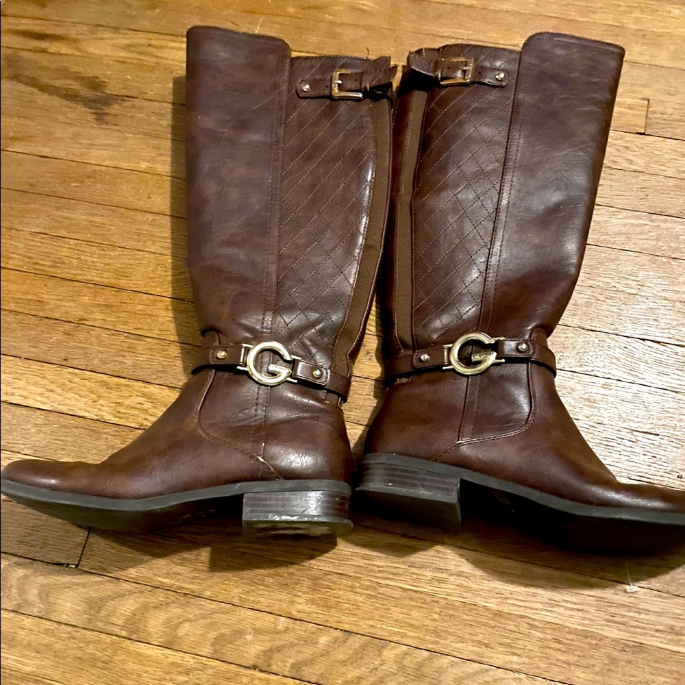 G by Guess brown boots size 7 .5